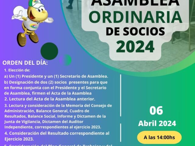 Asamblea Ordinario De Socios 2024